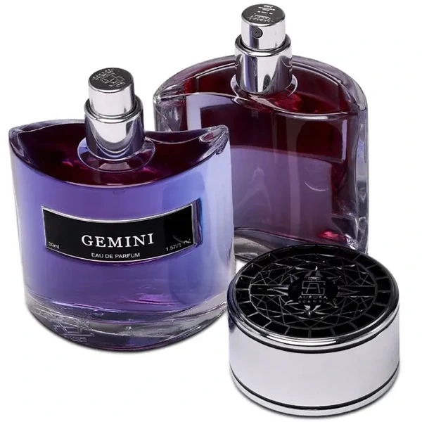 Kit Perfume Masculino Aurora Scents Gemini EDP 50 ml + Perfume Gemini Noir 50 ml