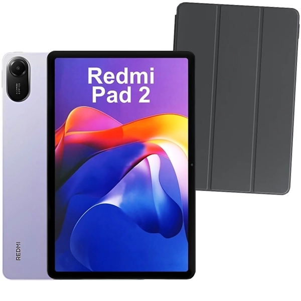 Tablet Xiaomi Redmi Pad 2 Bunble 128GB/4GB RAM de 11" 8MP/5MP + Funda Gris