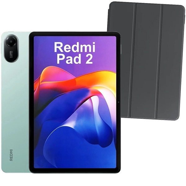 Tablet Xiaomi Redmi Pad 2 Bunble 128GB/4GB RAM de 11" 8MP/5MP + Funda Gris