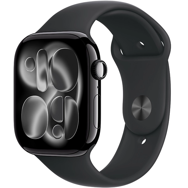 Apple Watch Series 11 46 mm/M/L MEUX4LW A3333 GPS - Jet Black Aluminum/Black Sport