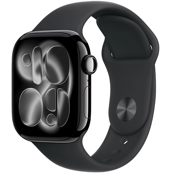 Apple Watch Series 11 42 mm/M/L MEQU4LW A3331 GPS - Jet Black Aluminum/Black Sport