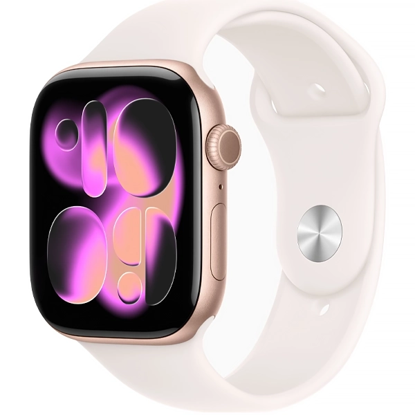 Apple Watch Series 11 46 mm/M/L MEV74LW A3333 GPS - Rose Gold Aluminum/Light Blush Sport