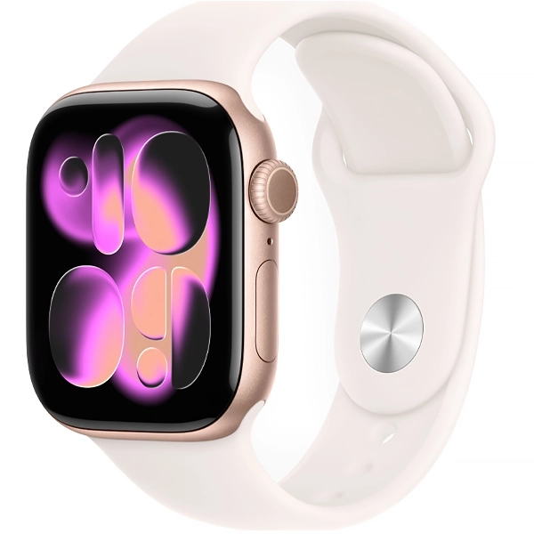Apple Watch Series 11 42 mm/S/M MEU04LW A3331 GPS - Rose Gold Aluminum/Light Blush Sport