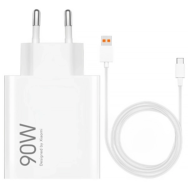 Cargador USB-C Xiaomi 90W HyperCharge Combo (Type-A) MDY-15-EK 90 watts - Blanco