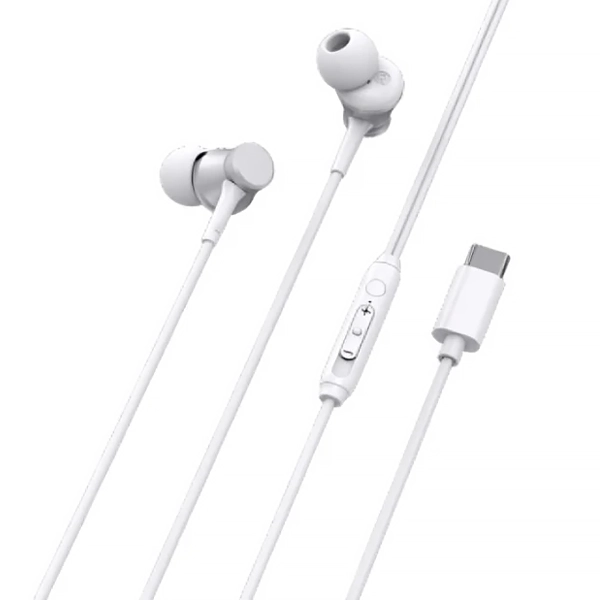 Auricular G-TiDE CW02 con Micrófono y Cable de 1.2 Metros - Blanco