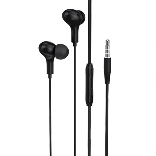 Auricular G-TiDE MW02 con Micrófono y Cable de 1.2 Metros - Negro