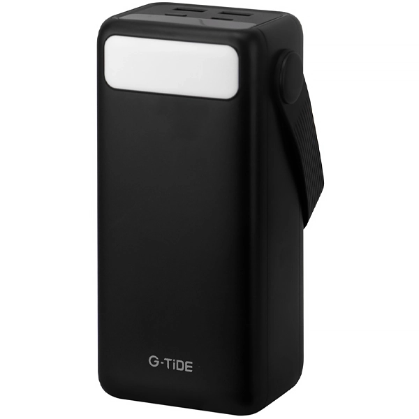 Cargador Portátil G-TiDE PowerOasis+ 50.000 mAh 2 Salidas USB y USB-C - Negro