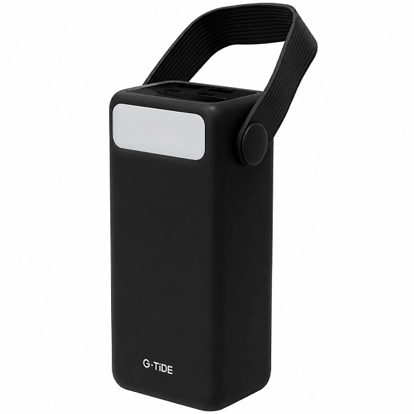 Cargador Portátil G-TiDE PowerOasis+ 50.000 mAh 2 Salidas USB y USB-C - Negro