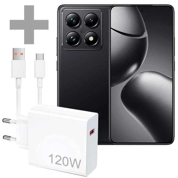Celular Xiaomi 14T Pro NFC Dual SIM de 512GB/12GB RAM de 6.67" Leica 50+50+12MP/32MP - (Global) + Cargador