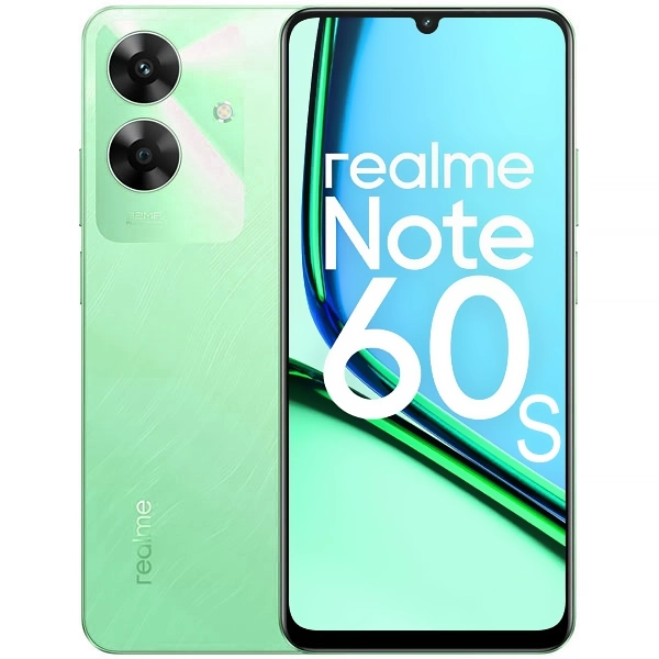 Celular realme Note 60s RMX3933 Dual SIM de 256GB/8GB RAM de 6.74" 32MP/8MP - Safari Green (Anatel)