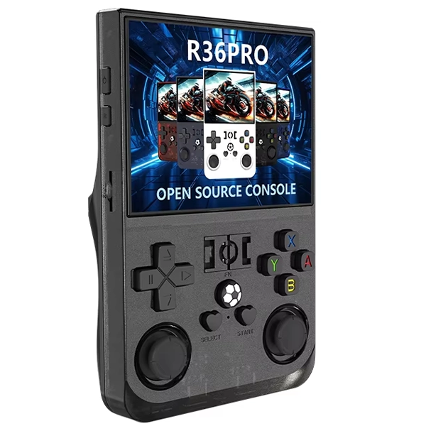 Consola Portátil R36 Pro 128GB de 3.5" con 40.000 Juegos - Negro