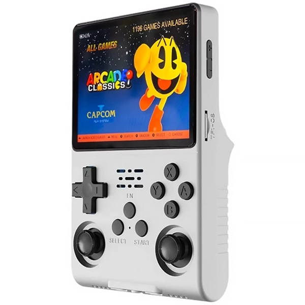 Consola Portátil R40S PRO 256GB de 3.5" con 30.000 Juegos - Blanco