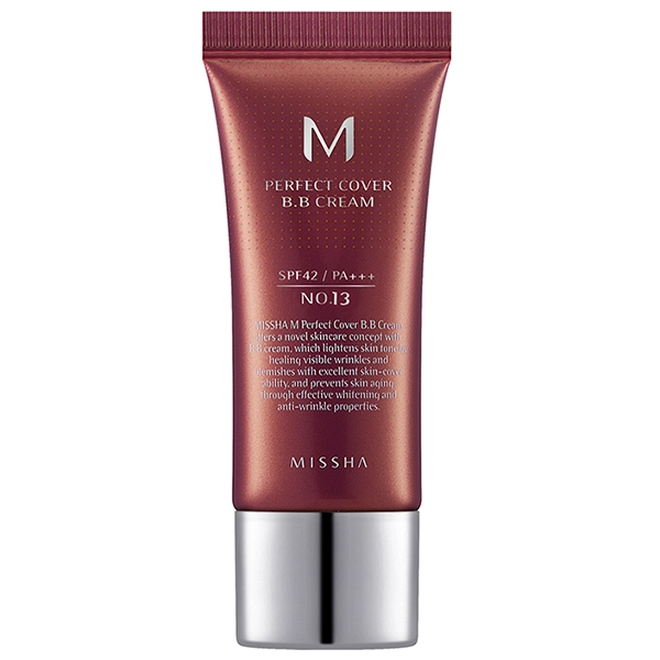 Base MISSHA M Perfect Cover BB Cream SPF 42 PA+++ - N.13 Bright Beige