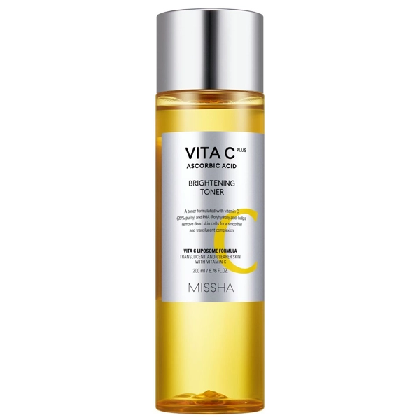 Tônico Facial MISSHA Vita C Plus Brightening de 200 ml