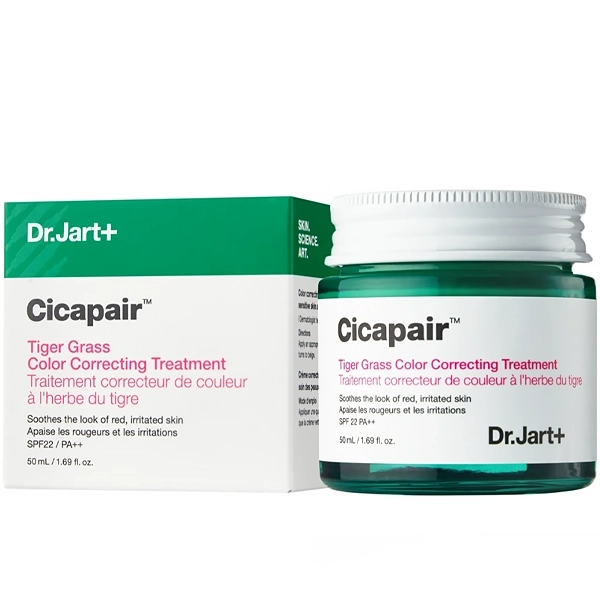 Creme Facial Hidratante Dr.Jart+ Cicapair Tiger Grass Color Correcting Treatment de 50 ml