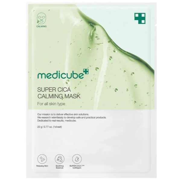Máscara Facial Medicube Super Cica Calming Mask - 1 Unidade