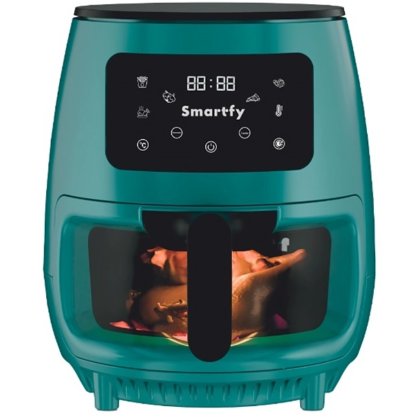 Freidora Eléctrica Smartfy AF03BL 1.400 watts 3.6 Litros 220V ~ 50/60Hz - Verde/Negro