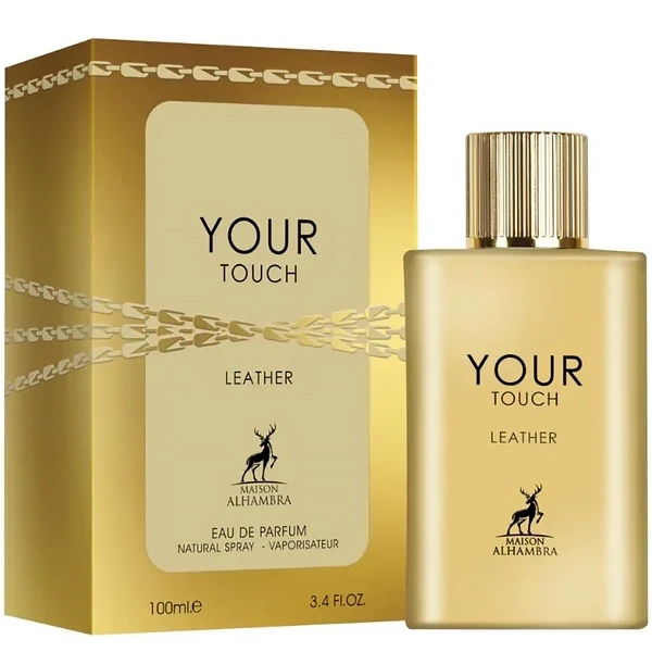 Perfume Masculino Maison Alhambra Your Touch Leather EDP 100 ml