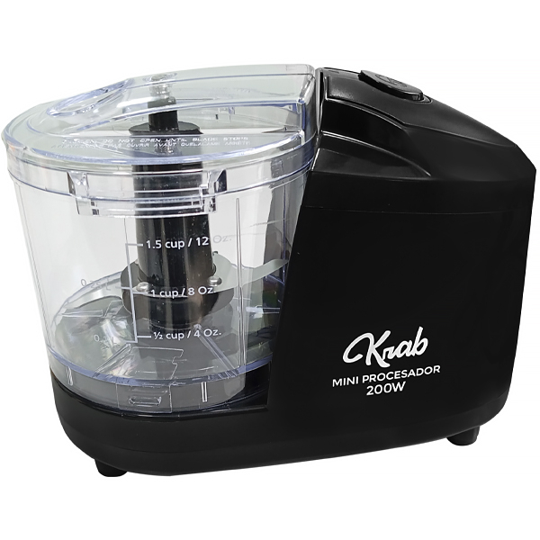 Mini Procesador de Alimentos Krab KBMP200 350 ml 220V ~ 50Hz - Negro