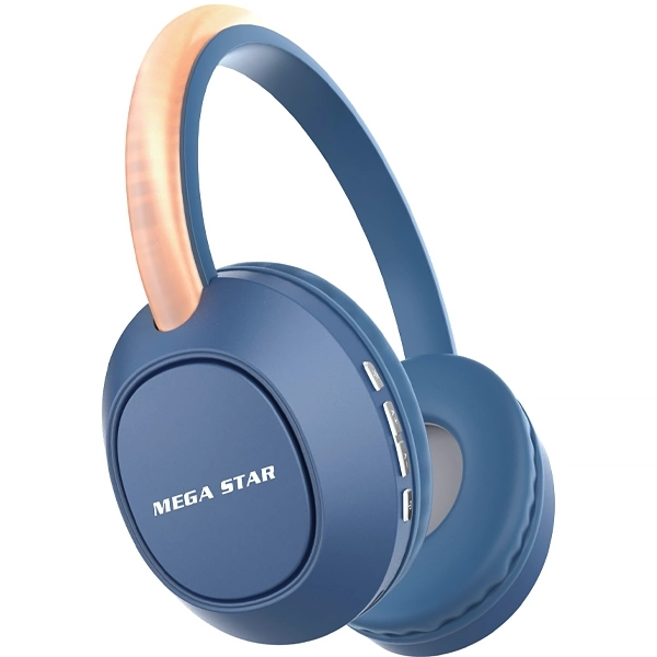 Auricular Inalámbrico MegaStar HPV05BTA con Bluetooth y Micrófono - Azul