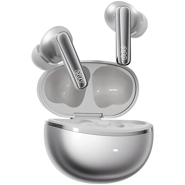 Fone de Ouvido Sem Fio QCY Melobuds N70 ANC - Prata