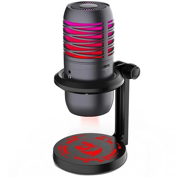 Micrófono Streaming Redragon Nebula GM211 con USB-C/Mini Jack 3.5 - Negro