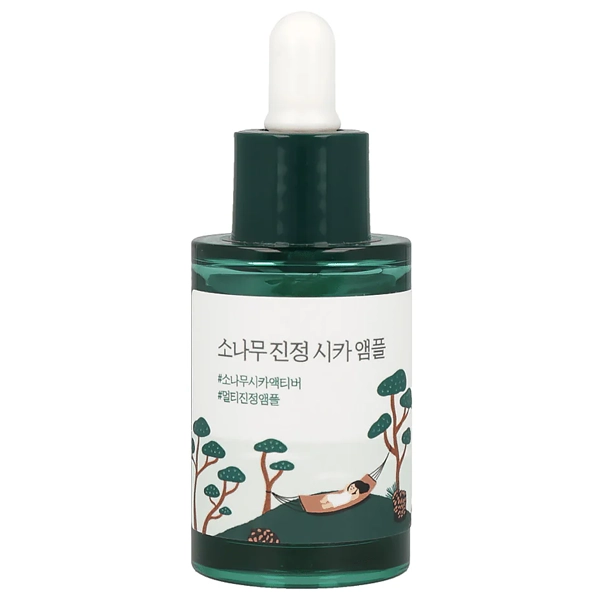 Sérum Facial ROUND LAB Pine Calming Cica Ampoule de 30 ml