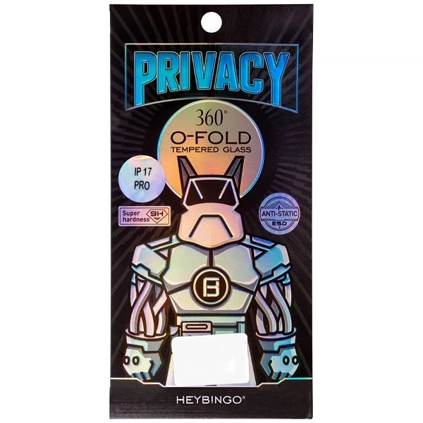 Protector de Pantalla para iPhone 17 Pro Privacy O-Fold Tempered Glass