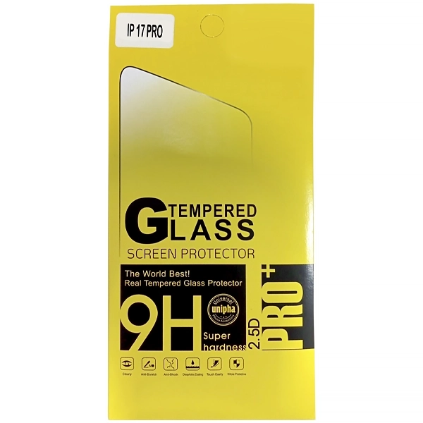 Protector de Pantalla para iPhone 17 Pro Tempered Glass Pro+