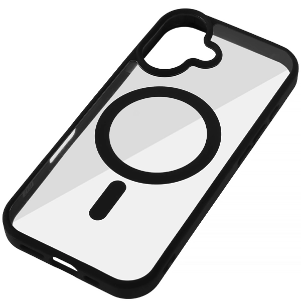 Funda para iPhone 17 Magsafe - Transparente/Negro