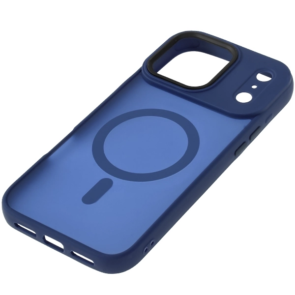 Funda para iPhone 17 Pro Max Magsafe - Azul/Transparente