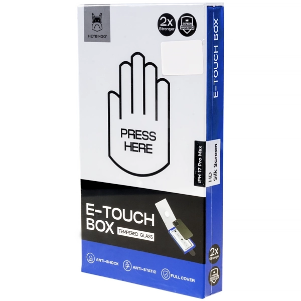 Protector de Pantalla para iPhone 17 Pro E-Touch Box Privacy Tempered Glass