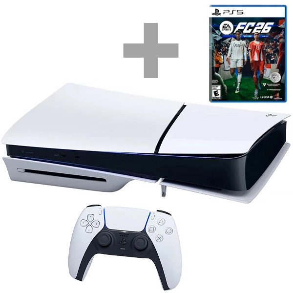 Consola Sony PlayStation 5 Slim 1TB CFI-2015 8K + Juego EA SPORTS FC26