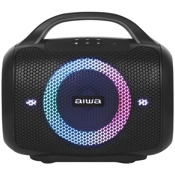 Speaker Aiwa AWPOK68 500 watts P.M.P.O con Bluetooth/Radio FM/Auxiliar/Micro SD - Negro