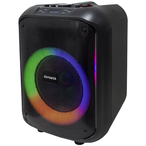 Caja de Sonido Aiwa AWF21010" 1.000 watts P.M.P.O con Bluetooth/USB/FM - Negra