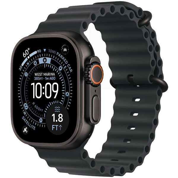 Apple Watch Ultra 3 49 mm/One Size MF0J4BE A3281 GPS + Celular - Black Titanium/Black Ocean Band (Anatel)