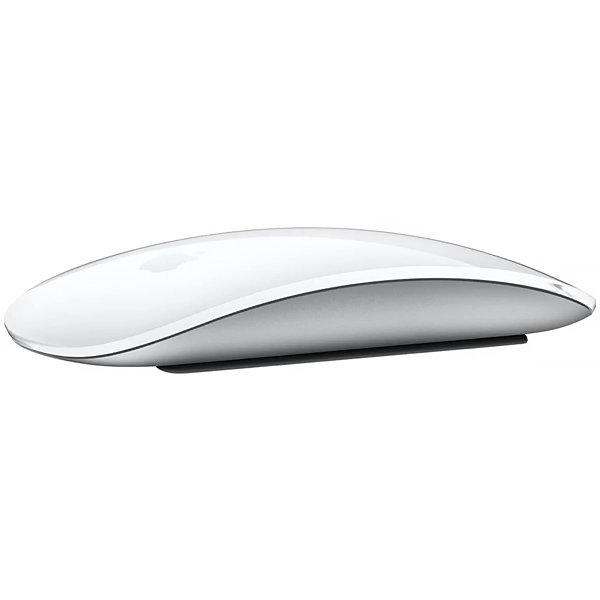 Mouse Inalámbrico Apple Magic Mouse A3204 MXK53BE con Bluetooth - Blanco/Plata
