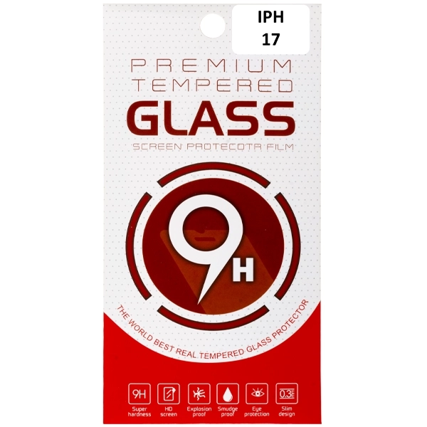 Protector de Pantalla para iPhone 17 Premium Tempered Glass Screen Protecotr Film