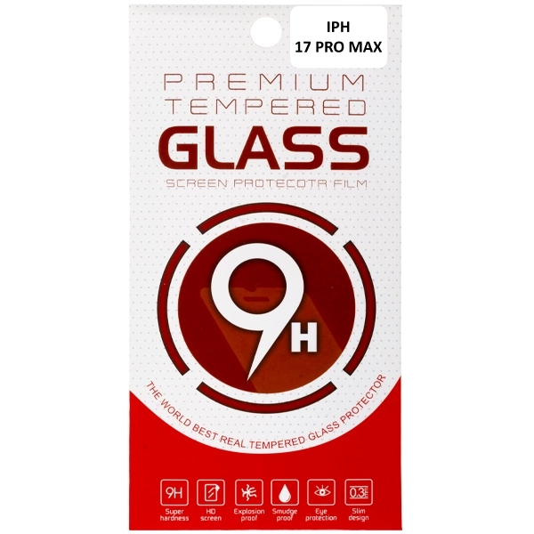 Película para iPhone 17 Pro Max Premium Tempered Glass Screen Protecotr Film