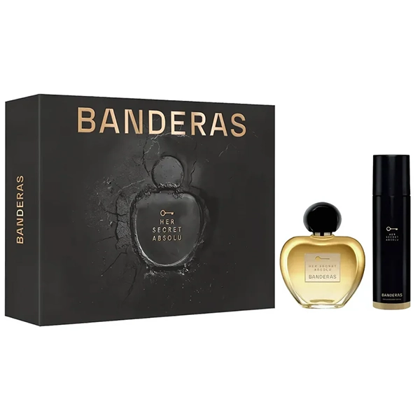 Kit Perfume Femenino Antonio Banderas Her Secret Absolu EDP 80 ml + Desodorante