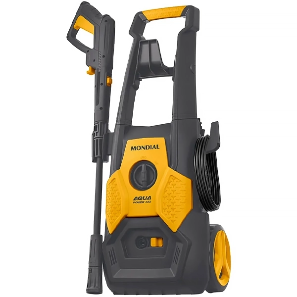 Hidrolavadora Mondial Aqua Power III LAP-03-GY 1.800 watts de 6.0 L/m 220V ~ 50/60Hz - Amarilla/Negra