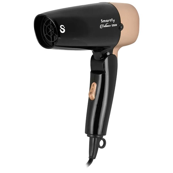 Secador de Cabello Smartfy Brillance SM11 1.250 watts Bivolt - Negro/Dorado