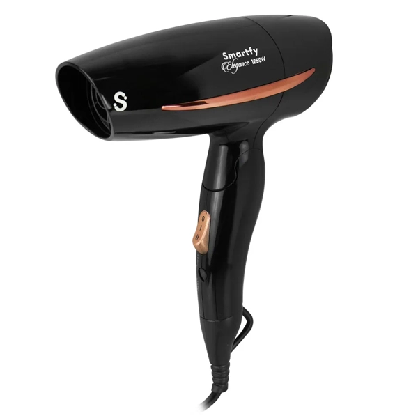 Secador de Cabello Smartfy Elegance SM12 1.250 watts Bivolt - Negro/Dorado