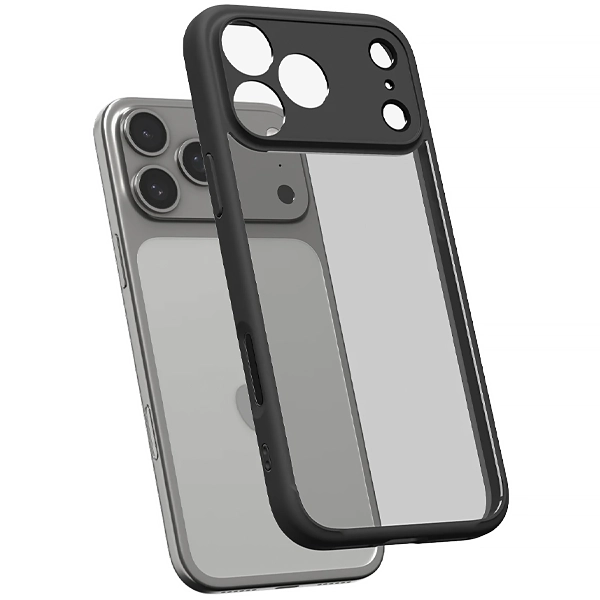 Funda para iPhone 17 Pro Max Spigen Ultra Hybrid ACS10034 - Negro/Transparente