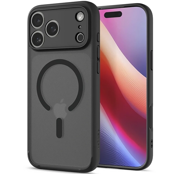 Funda para iPhone 17 Pro Max Spigen Ultra Hybrid ACS10038 - Negro/Transparente