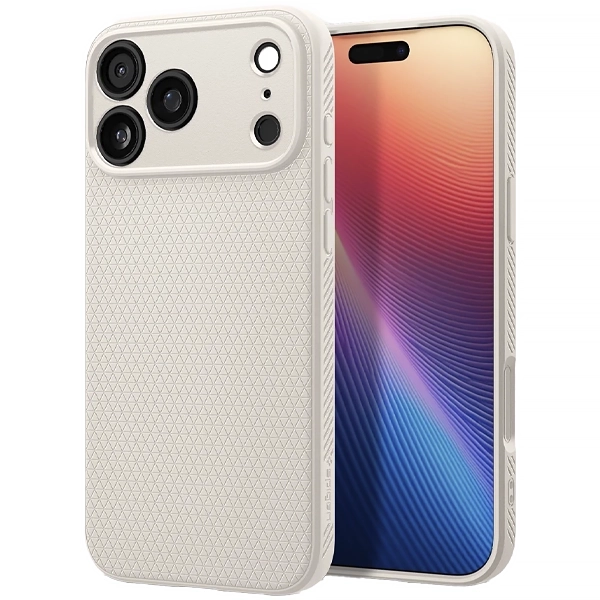 Funda para iPhone 17 Pro Max Spigen Liquid Air ACS09891 - Natural Titanium