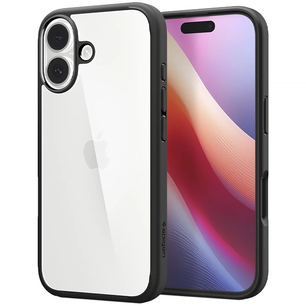Funda para iPhone 17 Spigen Ultra Hybrid ACS10081 - Negro/Transparente