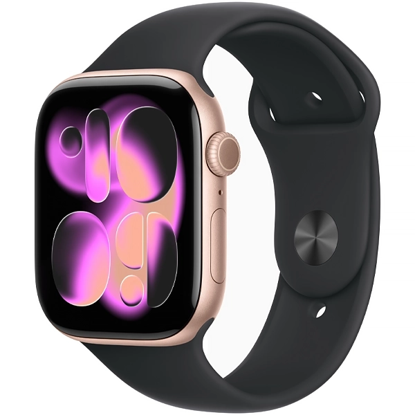 Apple Watch Series 11 46 mm/S/M MEWA4LW A3333 GPS - Rose Gold Aluminum/Black Sport