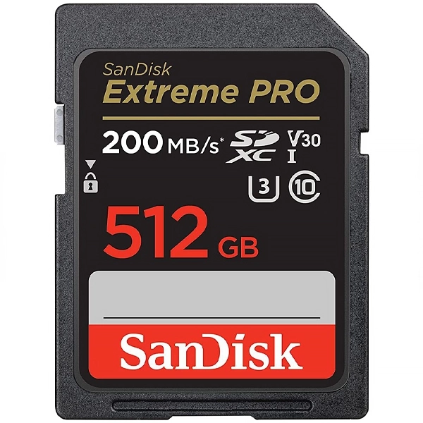 Tarjeta de Memoria SD de 512GB SanDisk Extreme Pro SDSDXXD-512G-GN4IN - Negro