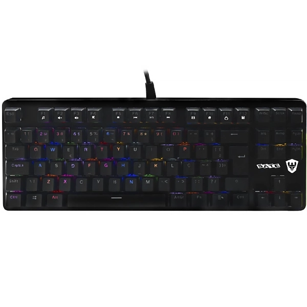 Teclado Gaming Mecánico Satellite GK-501 Portugués USB - Negro